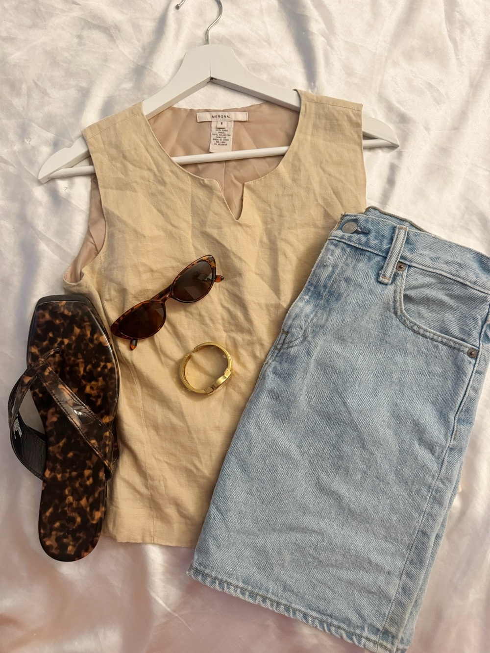 Merona Neutral Beige top